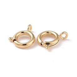 Экологически чистые латунные пружинные кольцевые застежки&nbsp;X-KK-D082-01B-G