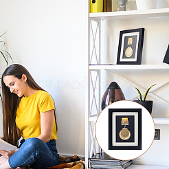 Деревянная витрина для одной медали&nbsp;ODIS-WH0086-113A