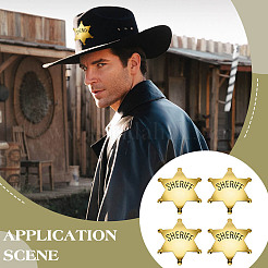 4 шт. железные броши-значки для рюкзака&nbsp;JEWB-FG0001-49