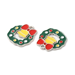 Рождественские эмали сплава подвески&nbsp;ENAM-D050-13G-01P