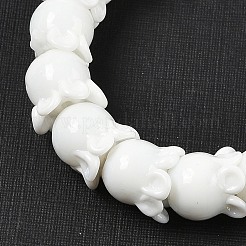 Нити золотых песочных бусин лэмпворк&nbsp;LAMP-P069-02A-11