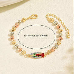 Элегантные латунные цепочные браслеты&nbsp;XP3569