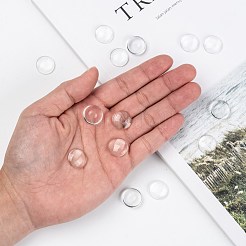 Прозрачные стеклянные кабошоны&nbsp;X-GGLA-R026-16mm