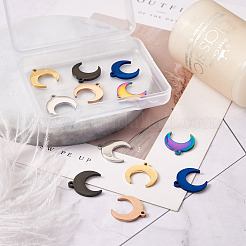 12шт 6 цвета подвески из нержавеющей стали&nbsp;STAS-TA0001-34