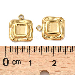 Оправы для подвесок из нержавеющей стали 304 в виде кабошонов&nbsp;STAS-Q252-24G