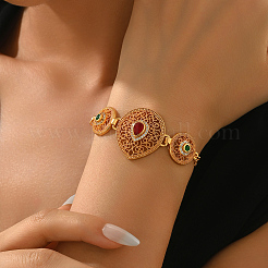 Браслеты из латуни с микропаве и фианитами для женщин&nbsp;DT8176