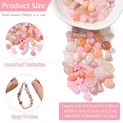 130 шт. 11 вида бусин из синтетического коралла&nbsp;G-YW0002-98