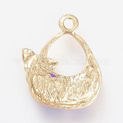 Эмаль стиль сплав горный хрусталь подвески&nbsp;ENAM-S108-349A