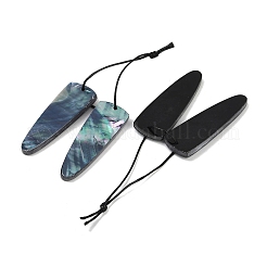 2 шт. подвески-ракушки из натуральной черной губной помады&nbsp;FIND-Z079-01B