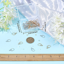 22 пара 2-х цветных латунных крючков для серег&nbsp;DIY-CN0002-61