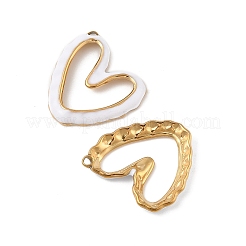 Подвески из нержавеющей стали 304 с эмалью&nbsp;STAS-P380-08G-05