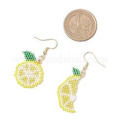 Стекло бисер болтающиеся серьги&nbsp;EJEW-MZ00500