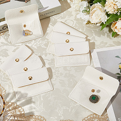 8 шт. портативные сумки из искусственной кожи для хранения ювелирных изделий в дороге&nbsp;ABAG-SP0001-38A