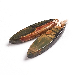 Подвески из натуральной пикассо яшмы&nbsp;G-G827-01D