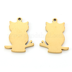 Подвески из нержавеющей стали 201 с вакуумным покрытием pvd&nbsp;LS-STAS-N092-35B-G