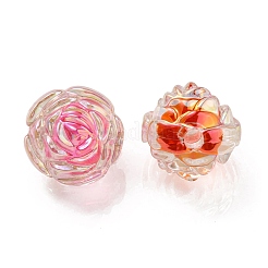 УФ-покрытие радужными переливающимися акриловыми бусинами&nbsp;X-OACR-P010-20