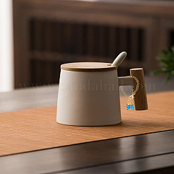 5 шт. подвески в виде бабочки из латуни и стекла&nbsp;HJEW-LP00035