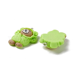 Подвески из непрозрачной смолы 10 шт.&nbsp;RESI-FP0001-22