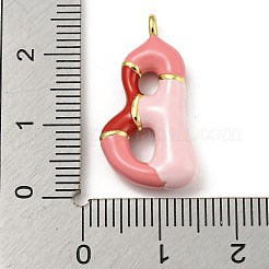 Латунь эмаль подвески&nbsp;KK-E093-03G-B