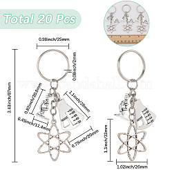 20шт. брелки из сплава&nbsp;KEYC-SC00007
