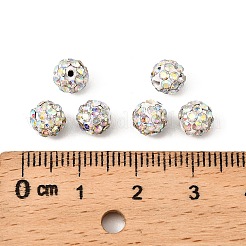 Бусины со стразами&nbsp;RB-H284-6MM-Half-RB