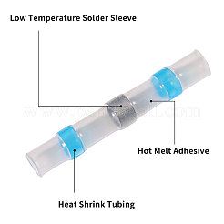5 стиль водонепроницаемые пластиковые термоусадочные паяные соединители проводов&nbsp;AJEW-CA0004-55