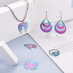 40 шт. 10 подвески из нержавеющей стали 201 и 304&nbsp;STAS-BY0001-16