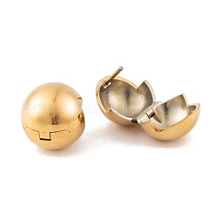 Круглые серьги-кольца из нержавеющей стали 304 для женщин&nbsp;LS-EJEW-E311-06G