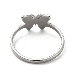 Не тускнеющие 201 классические 201 перстни из нержавеющей стали для женщин&nbsp;RJEW-G278-36P