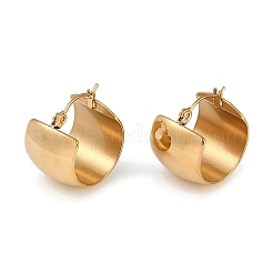 Серьги-кольца из нержавеющей стали 304&nbsp;EJEW-D282-03G-01