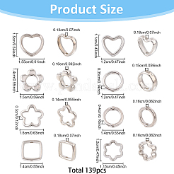 139 шт. 8 стили пластиковых бусин ccb&nbsp;CCB-YW0001-73
