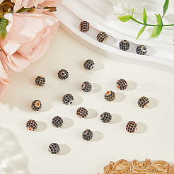 20шт бусины из сплава 4 цветов&nbsp;FIND-PA0001-11