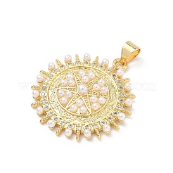 Латунные микро проложить кубического циркония подвески&nbsp;KK-P345-75G