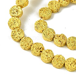 Гальванические бусины из натуральной лавы&nbsp;G-I360-M01-01