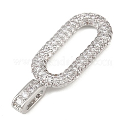 Латунные микро проложить кубического циркония подвески&nbsp;KK-K413-07P