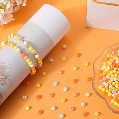 1000 шт. матовые непрозрачные акриловые бусины&nbsp;OACR-SP0001-32A