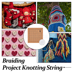 Квадратные пробковые коврики для вязания TOOL-WH0005-17B