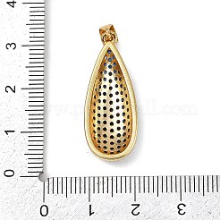 Латунные микро проложить кубического циркония подвески&nbsp;KK-S526-03G