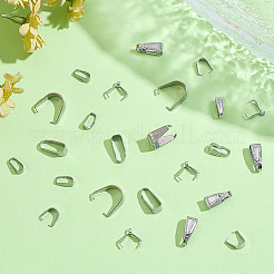 Держатели кулонов из нержавеющей стали&nbsp;STAS-ME0002-26P