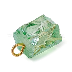 Подвески из гальванических бусин из натурального кварца&nbsp;PALLOY-JF02458-01