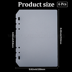 Разделители индексов из полипропиленового пластика&nbsp;AJEW-WH20020-315A