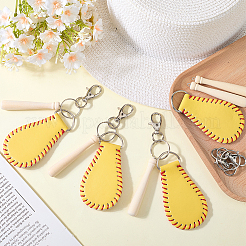 Наборы для самостоятельного изготовления багажных бирок на бейсбольную тематику&nbsp;DIY-CL0002-24B