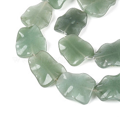 Естественный зеленый авантюрин бисер нитей&nbsp;G-T143-20A