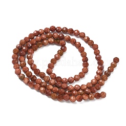 Синтетические голдстоуновские бисер пряди&nbsp;LS-G-C263-A01-3mm