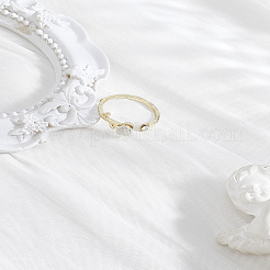 1 шт. кольца-манжеты из сплава&nbsp;RJEW-LP0002-15G