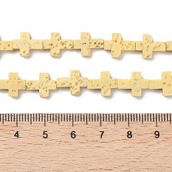 Синтетические бусины из лавы&nbsp;G-B087-01A