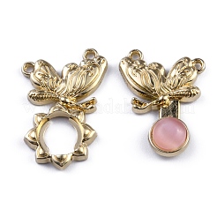 Сплав застежками защелкой&nbsp;FIND-WH0048-67C