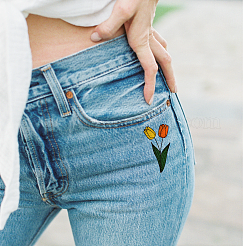 4 лист 11.6x8.2-дюймовых рисунков вышивки палочками и стежками DIY-WH0455-002