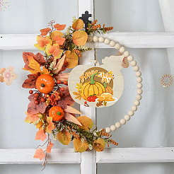 Тема дня благодарения незаконченные деревянные подвесные украшения&nbsp;HJEW-WH20003-47D