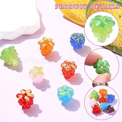 8шт 8 стиля ручной работы бусины лэмпворк&nbsp;LAMP-CJ0002-22